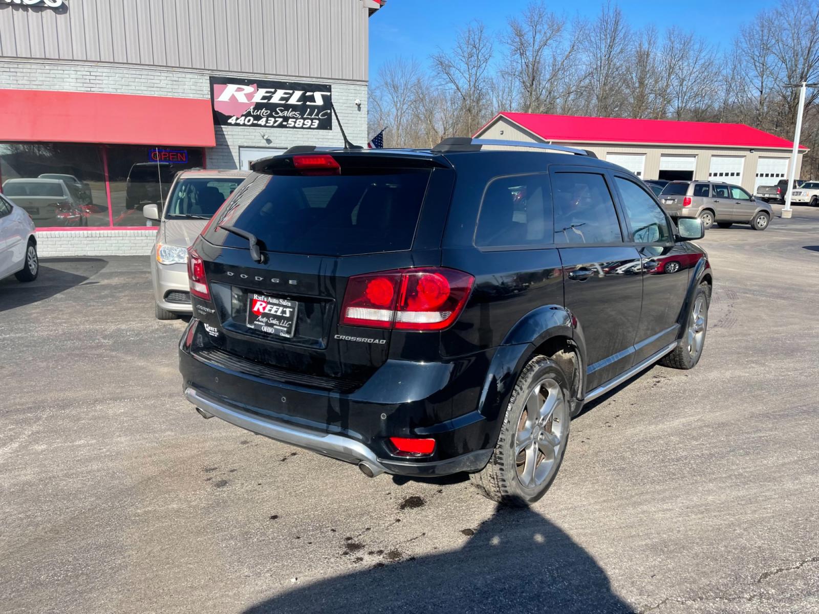 2016 Black /Black Dodge Journey Crossroad Plus AWD (3C4PDDGG9GT) with an 3.6L V6 DOHC 24V engine, 6A transmission, located at 547 E. Main St., Orwell, OH, 44076, (440) 437-5893, 41.535435, -80.847855 - This 2016 Dodge Journey Crossroad Plus AWD, powered by a robust 3.6L Pentastar V6 engine paired with a 6-speed automatic transmission, offers a mix of performance, comfort, and technological convenience. With features like the 8.4" Uconnect system, dusk-sensing headlights, a backup camera with senso - Photo #6